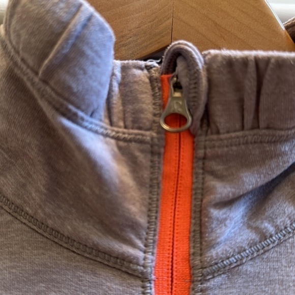 Lululemon Forthright 1/2 Zip Pullover Jacket Heathered Medium Grey Size 6 - Picture 5 of 14